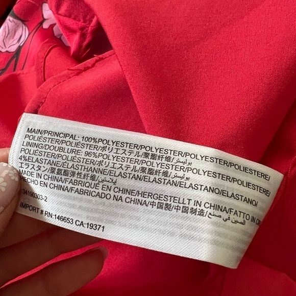 KEEPSAKE This Moment Slip Floral Red Midi Dress Size M - Picture 4 of 5